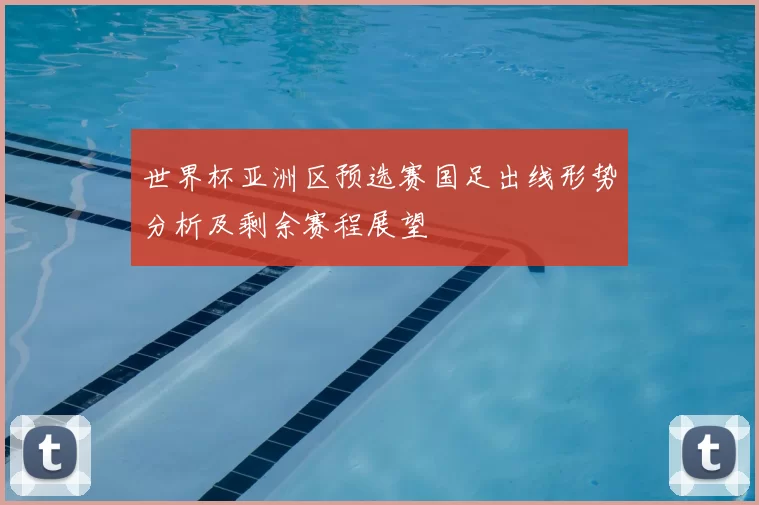 世界杯亚洲区预选赛国足出线形势分析及剩余赛程展望